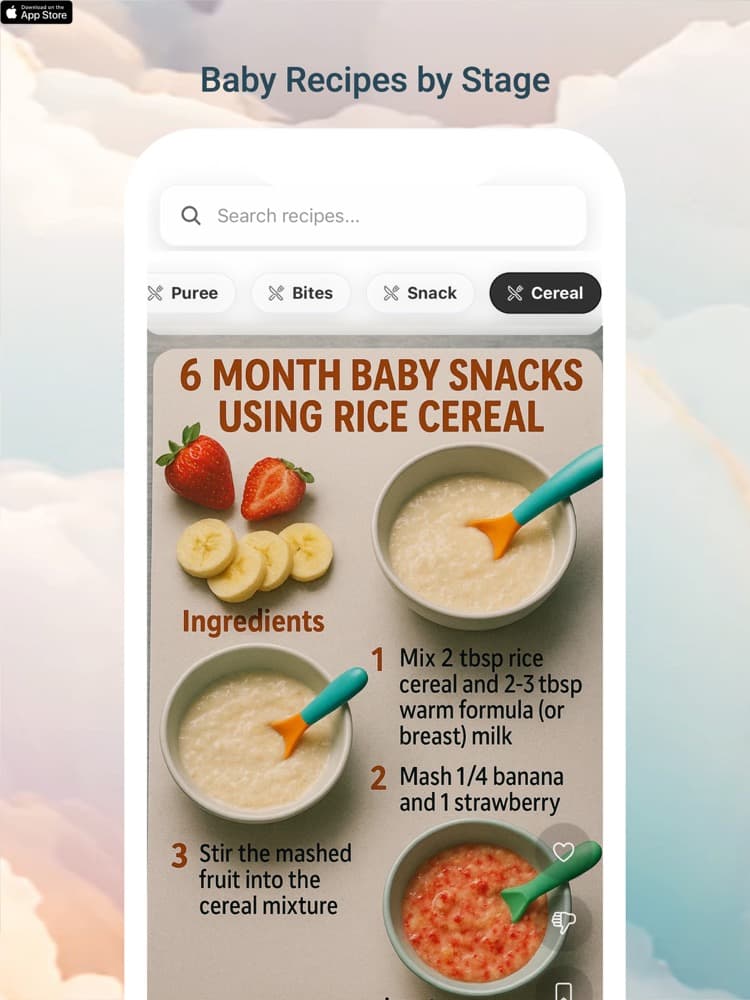 Step-by-Step Recipe Guide - DearBaby Solid Start