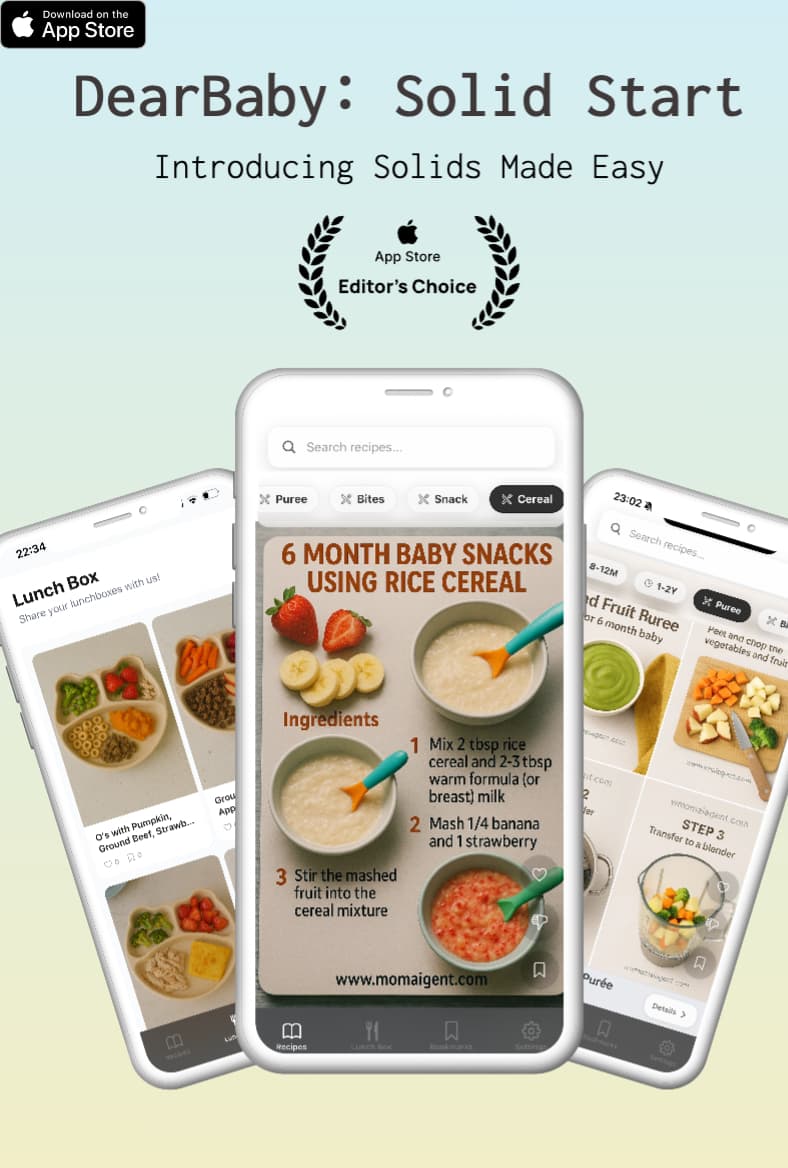 DearBaby Solid Start - App Showcase